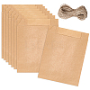50Pcs Rectangle Paper Baking Bags CARB-SP0001-05A-02-6
