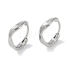 Non-Tarnish 316 Surgical Stainless Steel Hoop Earrings EJEW-P274-08P-1