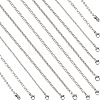 Beadthoven 30Pcs 6 Style 304 Stainless Steel Chains Necklace STAS-BT0001-13-1