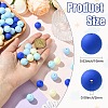 Rubberized Style Opaque Acrylic Beads LS-MACR-CJC0009-02D-2