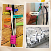 10Pcs 10 Colors Paper Self-Adhesive Stickers DIY-SP0006-12-6