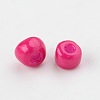 6/0 Baking Paint Glass Seed Beads X-SEED-S003-K5-2