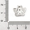 Brass Micro Pave Cubic Zirconia Slide Charms ZIRC-I068-22P-01-3