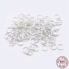 925 Sterling Silver Saw Cut Open Jump Rings STER-F036-02S-0.6x4mm-4