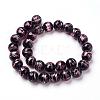 Handmade Silver Foil Lampwork Beads Strands FOIL-L016-B03-2