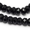 Natural Black Onyx Beads Strands G-D710-B-07A-1