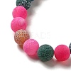 Natural Crackle Agate Beads Strands G-G055-8mm-9-5