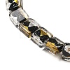 Handmade Gold Foil and Silver Foil Lampwork Beads FOIL-C001-01A-09-3