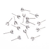 304 Stainless Steel Stud Earring Findings X-STAS-L219-03A-P-2