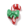 Opaque Christmas Theme Resin Cabochons RESI-H162-06H-1