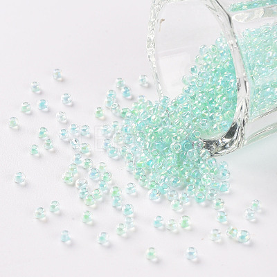 11/0 FGB Grade A Transparent Glass Seed Beads X-SEED-N001-E-316-1