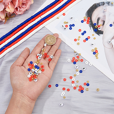 Independence Day Theme DIY Bracelet Making Kit DIY-FH0006-53-1