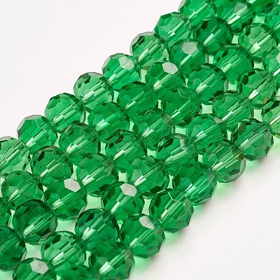 Imitation Austrian Crystal Bead Strands G-M181-6mm-15A-1