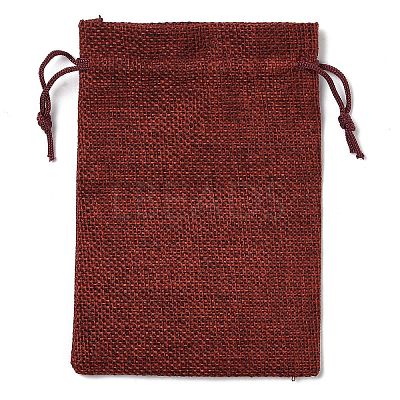 Christmas Theme Jute Cloth Storage Bags ABAG-F010-01A-02-1