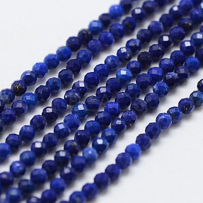 Natural Lapis Lazuli Bead Strands X-G-G663-48-2mm-1