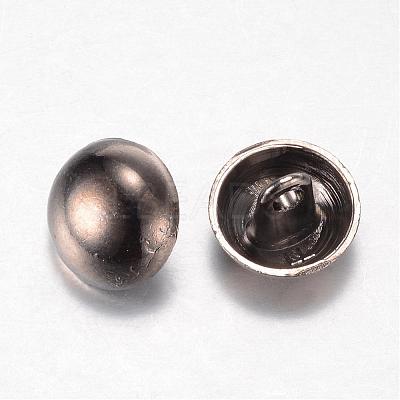 Alloy Shank Buttons BUTT-D054-11.5mm-06B-1
