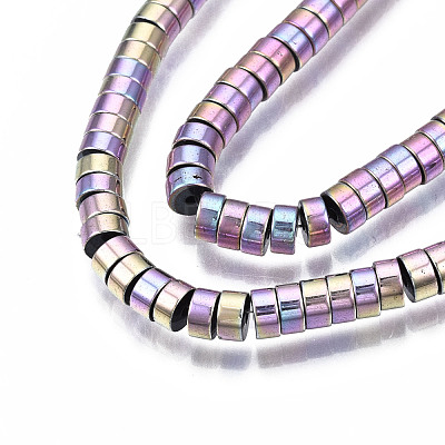 Electroplate Non-magnetic Synthetic Hematite Beads Strands G-T061-141E-1
