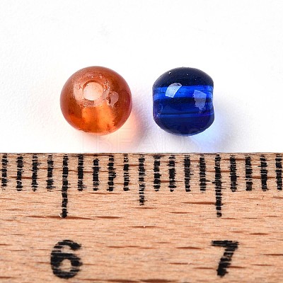 Baking Paint Transparent Glass Beads X1-DGLA-Q022-4mm-M-1