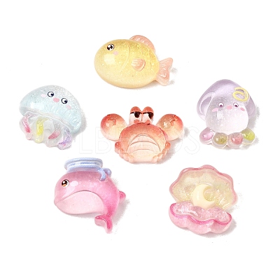 Transparent Resin Cabochons RE-CBA7AC4-01-1