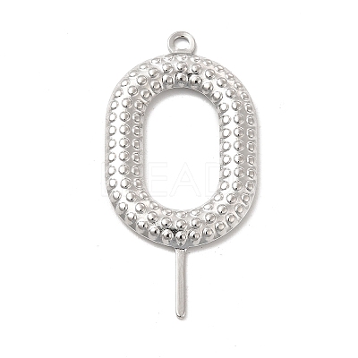 Non-Tarnish 304 Stainless Steel Pendants STAS-B032-19P-1