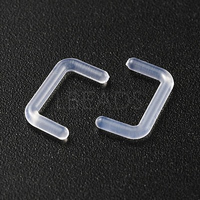 Acrylic L-Shaped Nose Ring AJEW-YW0001-06K-1