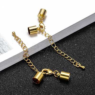 Brass Chain Extender KK-L089-03G-NF-1