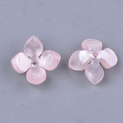 Cellulose Acetate(Resin) Bead Caps X-KK-S161-02B-1