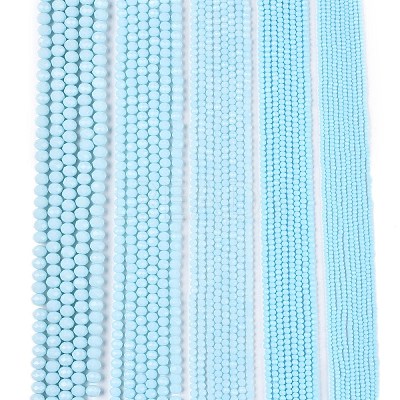 Opaque Solid Color Imitation Jade Glass Beads Strands X-EGLA-A044-P4mm-D06-1
