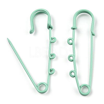 Spray Painted Iron Brooch Findings IFIN-K043-01A-04-1