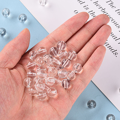 Transparent Acrylic Beads X-MACR-S370-A10mm-205-1