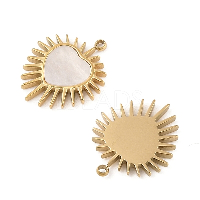 304 Stainless Steel Pendants STAS-P380-75G-01-1