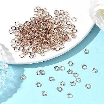 Non-Tarnish 304 Stainless Steel Open Jump Rings X-STAS-E066-08-10mm-1