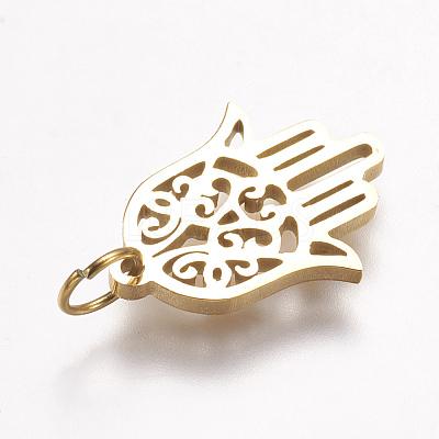 316 Surgical Stainless Steel Pendants KK-I612-04G-1