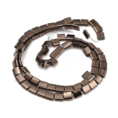 Electroplated Non-magnetic Synthetic Hematite Beads Strands G-G089-B02-08-1