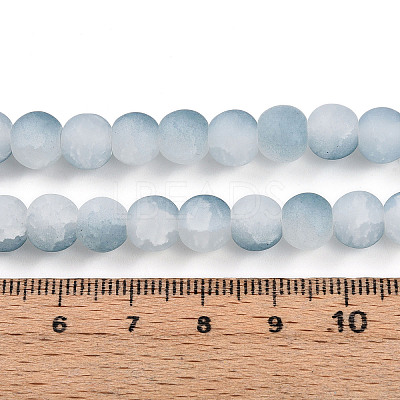 Crackle Glass Beads X1-GLAA-N009-8mm-06-1