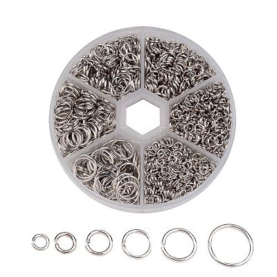 1 Box Open Jump Rings Brass Jump Rings KK-JP0008-P-NF-1