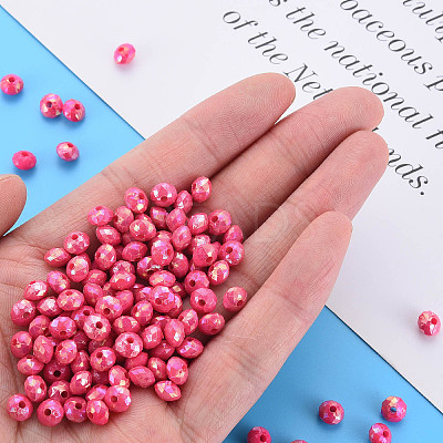 Opaque Acrylic Beads LS-MACR-Q239-018C-09-1