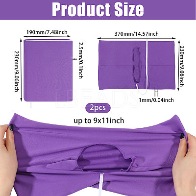 Polyester Book Cover OFST-WH0004-144F-1