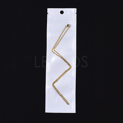 Pearl Film Plastic Resealable Packaging Bags OPP-R003-6x21-1
