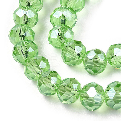 Electroplate Glass Beads Strands EGLA-A034-T4mm-A15-1