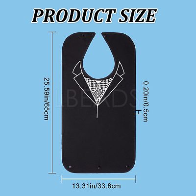 Polyester Adult Bibs for Eating AJEW-WH0020-62C-1