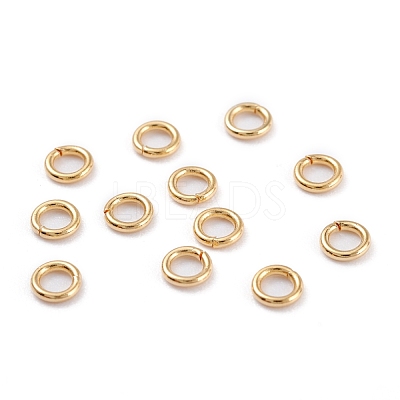 304 Stainless Steel Open Jump Rings X-STAS-R060-5x1.0-1