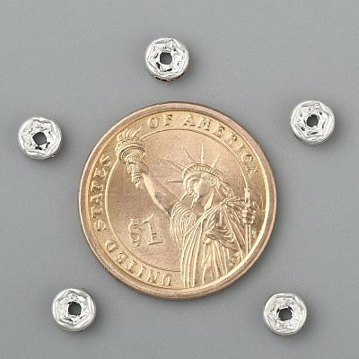 Brass Grade A Rhinestone Spacer Beads RB-A014-Z6mm-27S-1