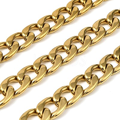 316 Surgical Stainless Steel Curb Chains CHS-H114-08A-G-1