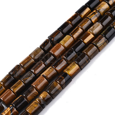 Natural Tiger Eye Beads Strands X-G-N326-150-B02-1
