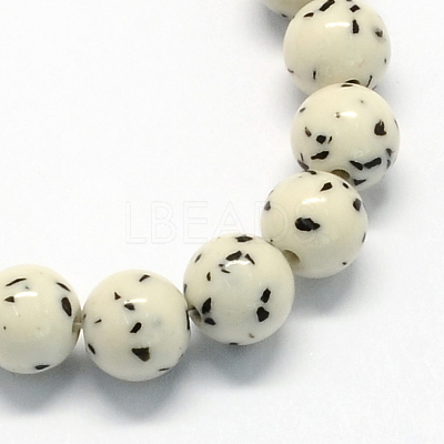 Synthetic Gemstone Beads Strands X-G-R271-12mm-Y29-1