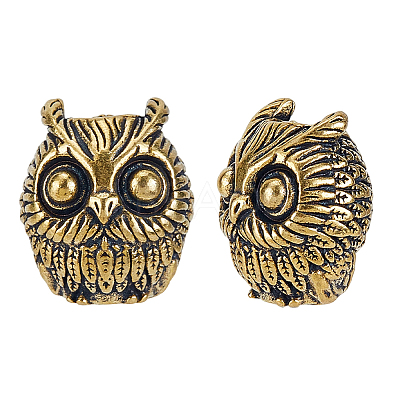 Brass European Beads KK-WH0079-194AG-1