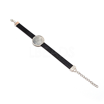 PU Leather Cord Bracelet Making AJEW-TAC0034-02C-1