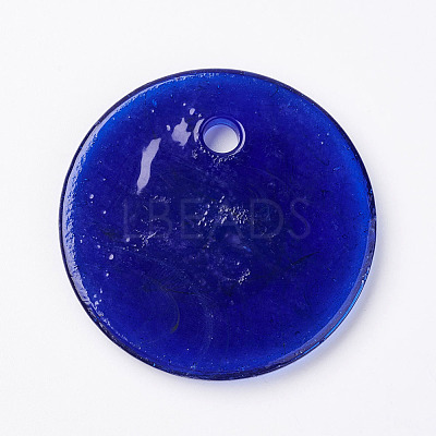 Handmade Lampwork Evil Eye Pendants X-LAMP-E106-02D-1