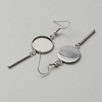 314 Stainless Steel Earring Hooks STAS-WH0046-01A-1